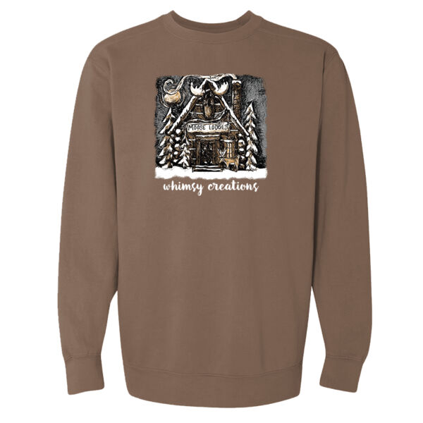 Moose Lodge Tonal Garment-Dyed Crewneck Thumbnail