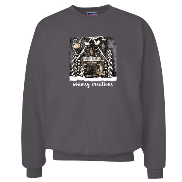 Moose Lodge Tonal Crewneck Sweatshirt Thumbnail